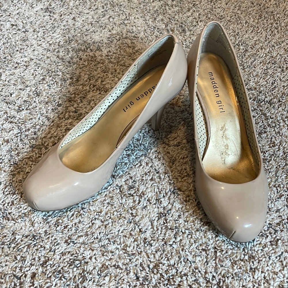 Madden Girl “Greta” Tan Heels